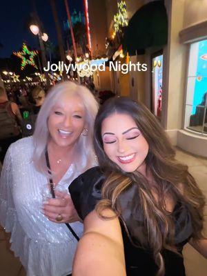 MOMS NIGHT OUT 🤪🥂✨🍾🎀 for my 30th birthday I got a night out at Jollywood Nights! We tried so much food. A lot of great cocktails. And watched some shows! This event as a whole was so festive & absolutely felt like Christmas (minus the hot, sticky, humid weather that messed up my hair!) I was heavily debating bringing either James or Joselyn the past month but honestly I’m so happy we didn’t- I don’t think this event was necessary worth it for littles. But as adults!? I loved it. I think this might just have to be a yearly tradition now 🥂 •••••• #datenight #orlando #hollywoodstudiosjollywoodparty #jollywoodnights #hollywood #misspiggy #kermitthefrog #nightmarebeforechristmas #nbc #TimBurton #30 #30thbirthday #decade #motherdaughter #momsnightout #mno #disney #wdw #disneycontent #event #Vlog 