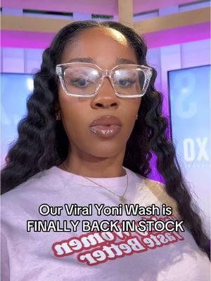 Yall.. after 3 LONG weeks we are finally back in stock! Yall sold us OUT for a hot minute 😭#viral #femininewash #saltxo #fyp 