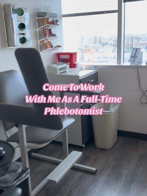 Come With Me To Work As A Phlebotomist 💉🥰 #phlebotomist #phlebotomy #phleblife #phlebotomistlife 