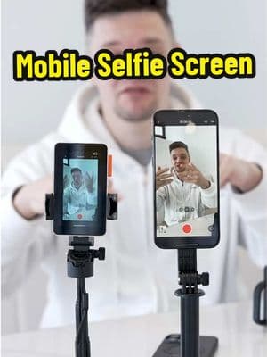 If you like filming with your back camera but hate that you cant see if youre in frame, this is for you!! This wireless selfie screen is so cool! #TikTokShopLastChance #tiktokshopnewyearnewaura #spotlightfinds video.#tiktokshopblackfriday #tiktokscrollingremote #selfie #wireless #tiktoktech #selfie #selfiescreen #Screencast #bestcontentcreator #tiktokmademebuyit #vlogscreen #contentcreator #videohack #phonehack #videotips #videogear #phonegear #backcamerahack