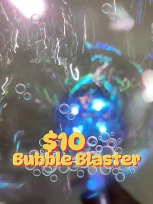 This is gonna be the hottest toy of 2025. This bubble blaster is gonna replace those basic bubbles and have bubbles everywhere. It has 69 holes that makes unlimited bubbles and it’s rechargeable so no more batteries #Bubbles #BubbleMachine #BubbleBlaster #BubbleGun#BubbleFun #TikTokShopCreatorPicks #spotlightfinds #giftguide 