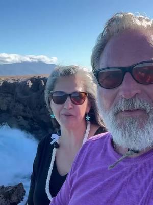 Stopped at a place today called Dragon’s Teeth on Honokahua bay. Have a look. #maui #pacificocean #surfers #sea #turtles #startingoverat50 #teamtoddandgloria #newmemories #2startingover #takechances #Love 