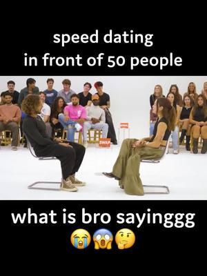 #speeddate in front of 50 people #nectar #Love #datingshow #fyp #datenight #omg #fypシ #tinderdate #dating #date #funny #datinggoals #datingapp #swipe