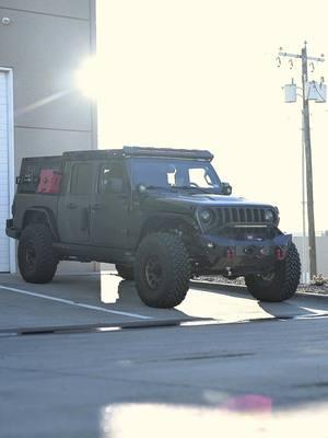 Almost finished with another awesome customer Jeep Gladiator. Need to finish up with @nemesisindustries inner fenders and she’ll be ready to hit the road on to the next trail.  #rebeloffroad #rebeltexas #fortworth #dallas #overland #jeepgladiator #bedrack #xplorack