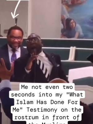 That's gotta be my elder sis in the audience screaming bearing witness 😂 #muslimsbelike #blackmuslims 