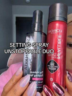 Seriously try it out and let me know if you like it!!🙏🏼💋💋  @SKINDINAVIA @L’Oréal Paris  #settingsprayrecommendation #settingsprayduo #settingsprayhack #settingsprayreview #settingspraythatworks #longlastingmakeup #makeuphacks 