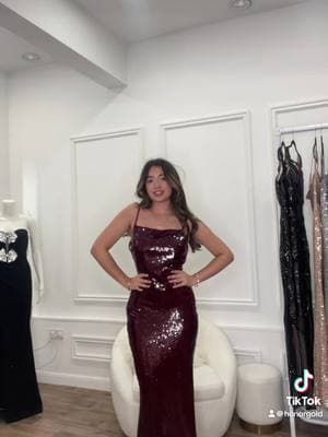 In love with this dress omg #neveslifestylee #foruyou #promdress #outfitideas USE MY CODE “NEVE10” for 10% off on @HonorGold !! #demetradias #winterformal #partydress 