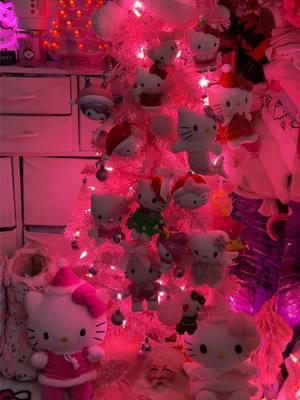 My Hello Kitty tree🥰💖 got this small pink tree at Five Below and it’s so cute in my room! #fivebelow #hellokitty #hellokittytree #christmastree #pinktree #pinkmas #fyp 