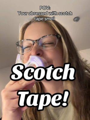 Scotch tape is MY JAM 👃 hahahahaha #wait #holditin #scotch #scotchtape #favoritesmell #wrappinggifts #christmasgifts #franklinthebulldog 