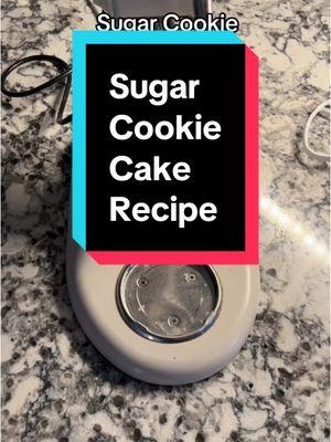 If this app goes away, i have a YT you can follow @Bluecottagebakeryla       Sugar Cookie Cake Recipe  2 sticks soft butter (1 salted, 1 unsalted) 1 1/2 cup white sugar Mix together for 2-3 min Add in 2 eggs, 1 at a time 1 tsp vanilla Mix together Add in 2 1/2 cup all purpose flour 1 tsp baking soda 1 tsp salt Mix together Spray 10x15” nonstick pan with baking spray Use sprayed wax paper to spread in pan Bake at 350F for around 12-14 min Let cool in pan for 15 min before flipping onto cooling rack Frost as desired  #sugarcookierecipe #cookiecake #sugarcookie #christmastree #christmastreecookie #cakedecorating #baking #bakingrecipes #asmr #bakingasmr #cakevideos #bluecottagebakery #numbercakes #lettercakes 