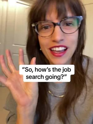 How to answer the dreaded “How’s the job search going?” question over the holiday season 🎄 #jobsearch #jobsearchtips #jobsearchtip #jobsearchadvice #jobsearchhelp #jobseekers #unemployed #laidoff #layoffs