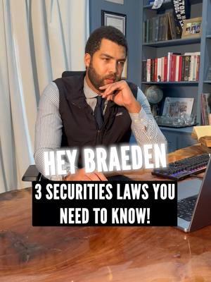 Founders, avoid the pitfalls of raising capital! Follow me for more expert advice. #SecuritiesLaw#SecurityLaw#LegalFramework#RegulatoryCounseling#BlockchainCompliance#AMLCompliance#KYCCompliance#CorporateGovernance#TokenClassification#InsiderTrading#LegalSolutions#FederalLaws#CorporateLaw#TokenLaw#TradingLaw#ComplianceMatters#RegulatoryCompliance#FinancialRegulation#BlockchainLaw#LegalAdvisory