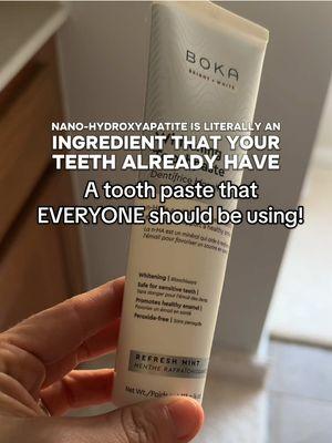 Brb while i go brush my teeth again with Nanohydroxyapatite instead of fluoride. 😜 #toothpaste #SelfCare #hydroxyapatite 