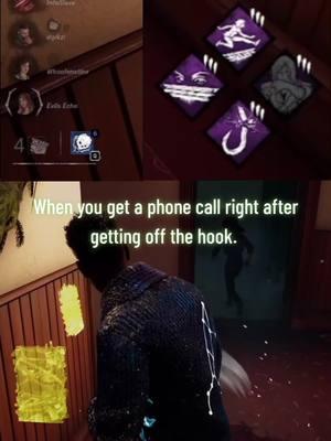 Them phone calls really be distracting you from the game. #dbdchristmas #deadbydaylightclip #dbdclip #dbd #positivepandas 