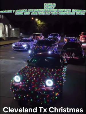 Cleveland Tx Christmas Carmeet December 20,2024 #clevelandtx #christmas #xmas #carmeet #cars #christmaslights #htx #houston #texas #memorialtunnels #trucks #smartcar #fun #besttimeoftheyear #december