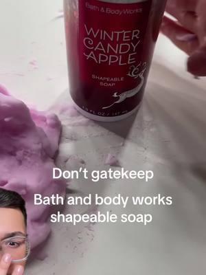 @ky trying the shapeable soap by bath and body works #bathandbodyworks #satisfyingvideo #bathandbodyworkshaul #bathandbodyworkscheck #bathandbodyworkscandles #soap #shapeablesoap #wintercandyapple #vanillabeannoel #vanillacashmere 