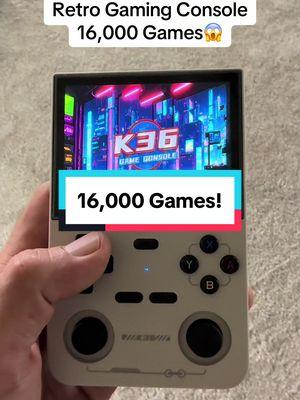 This retro gaming console has 16,000 Games at your fingertips!#retrogaming #retrogamingconsole #gamingconsole #emulator #newyearnewaura #creatorsearchinsights 