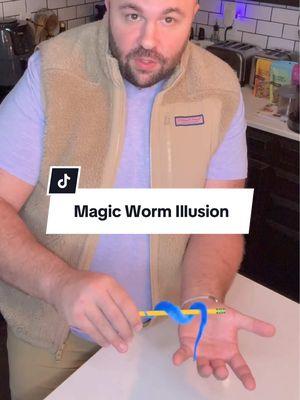 Replying to @kDavis Adopt your own Magic Wonder Worm today! If you see the secret don't spoil it for others! The Wacky Worm also makes an excellent gift for any occasion; super amazing magic illusion that is easy to perform! Available now from our TikTok Shop #illusion #pet #worm #magictrick #amazing #magic #trick #fun #gifts #magictricks #magician #fyp 