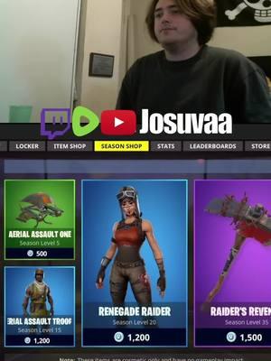 The Renegade Raider is coming back to the itemshop #fyp #gaming #josuvaa #renegaderaider #upcomingyoutuber #fortniteitemshop #renegaderaiderskin #renegaderaiderog #fortniterareskins #fortniteogdays #rareskins #GamingOnTikTok #renegaderaiderisback 