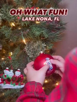 Last weekend for Oh What Fun! In lake nona!! Have you been? #lakenona #lakenonaorlando #orlandofl #aroundorlando #orlandotok #orlandochristmas #centralfl #orlandofamily #orlandoevents #alandlo 