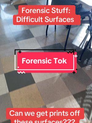 Like Forensics?  Me, too!  Find out if we can get prints off these difficult surfaces!  #forensics #fyp #science #fingerprints #forensictok #csi 