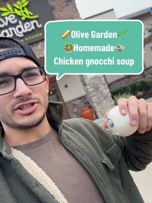 I made @Olive Garden “Chicken Gnocchi, Soup” 🍲and Breadsticks!🥖 🤯 ##fyp##fypシ##Foodie##foodreview##foodietiktok##foodvlog##chopelasreviews##cooking##olivegarden##soup