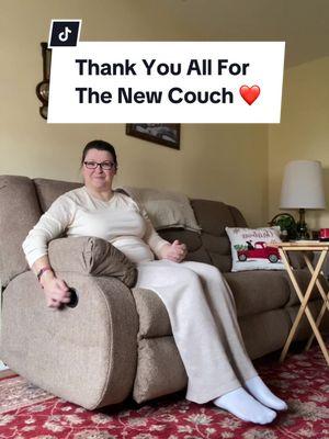 Thank you all for helping me get my mom a new couch.  She really needed it. We all did. This was for all of us.  #theuglyfriend #thedatinghungergames #femaleempowerment #womenhelpingwomen #maytheoddsbeeverinyourfavor #thankfulforyou #blackfridaydeals #blackfriday #newcouch #wefoundloveinahoplessplace #datinglife #countryofeurope #solotravelseries #bushtok #diyproject #diydana #themoreyouknow 