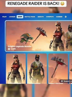 🔴 LIVE NOW 🔴 FORTNITE RENEGADE RAIDER IS BACK!! 😱 #trendy #fortnite #fyp #viraltiktok #TikTokLIVE #livehighlights #TikTokMadeMeBuyIt #fortniteupdate #fortnitenews #renegaderaider 