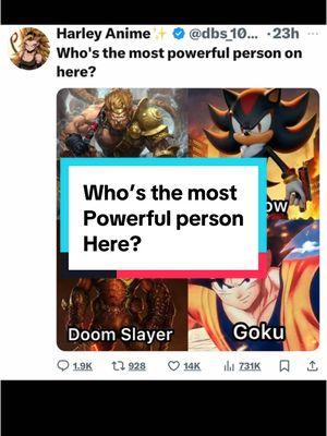 #greenscreen Who’s the most Powerful person Here? #goku #sunwukong #shadow #doomslayer #dc #marvel #anime #manga #comic #weebtiktok #attavsdef #kagooya #fyp #fypシ 