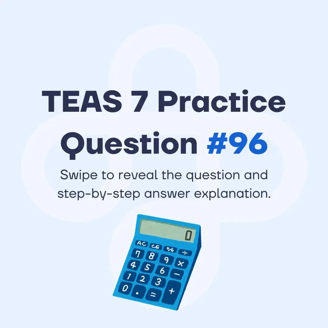 📚✨ Ready to Ace the TEAS 7 Exam? ✨📚 Your nursing school dreams start here, and we’ve got the tools to help you succeed! 🩺💪 Swipe through this slideshow for a TEAS 7 practice question with a detailed answer explanation. It’s just a taste of the support we’re offering to future nurses like YOU! 🌟 Here’s the Game-Changer: We’re hosting LIVE TEAS 7 review sessions where our expert instructors break down the exam topics, share strategies, and answer your questions in real-time. These sessions are your shortcut to TEAS success! 📅 Don’t wait—click the LIVE EVENTS button in our profile now to secure your spot! 🎯 Why join our live reviews? ✅ Expert guidance on all test topics ✅ Real-time Q&A for instant clarity ✅ Proven strategies to boost your score ✅ Connect with other test-takers for extra motivation 💻 Plus, the link in our bio gives you access to even more FREE TEAS 7 resources, like practice questions, video lessons, and study guides! Your future in nursing starts with a plan, and we’re here to help you make it happen. Let’s do this together! 🌟 💬 Tag a study buddy or drop a 🩺 in the comments if you’re excited for the live session! #TEAS7 #TEASPrep #FutureNurse #teas7exam #prenursing #prenursingstudent #prenursingmajor 