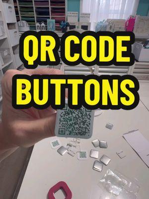 These would be great for small businesses! I absolutely love how easy it is to use the @wermakers button press and how many different options they offer! These are the perfect addition to my final coworker gift! Any guesses on what I’m making with these QR codes? Stay tuned for Part 2!! #mermake #DIY #craft #maker #craftroom #gift #design #project #cricut #wermemorykeepers #button #press 