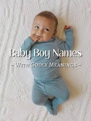 Boy names with Godly meaning 🦁  #babynameslist #babynameideas #babynameinspo #babynames #babyfever #boynames #babyboynames 