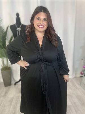 You need a soft warm robe to wear while getting ready this winter  Get it right here from Tiktok Shop  #plussizefashion #plussizestyle #curvyfashion #plussizerobe #winterfinds #plussizeloungewear #tiktokmademebuyit @IN'VOLAND Boutique 