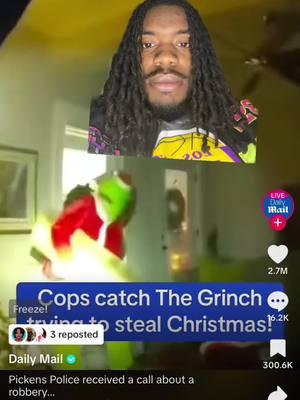 Ain’t no way this actually happened has to be fake😭😭 #grinchwhostolechristmas #viral 