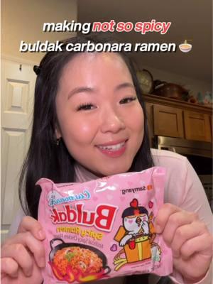 Replying to @NachoLibre to cut the spice add some dairy and dont add the entire sauce packet! #buldak #buldakramen #buldakcarbonara #buldaknoodles #samyangnoodles #samyang #samyangcarbonara #samyangbuldak #ramen #spicyramen 