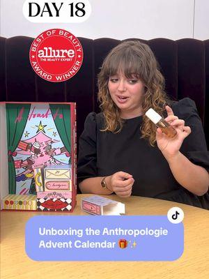 Tbh, you can never go wrong with beauty minis 💄 From the mini viral #saltandstone body wash to this mini 2024 #AllureBestofBeauty winner, tune in as Allure commerce producer Sarah Hoffman walks us through week 3 of the #Anthropologie advent calendar 🎁 #anthropologie #anthropology #anthro #adventcalendar #adventcalendaropening #advent #holidays #holidayvibes #holidayseason #phlur #tocca #abh #anastasiabeverlyhills #sundayriley #kopari 