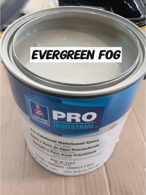 This Color😍 #sherwinwilliams#paintok#aubreypainting#wallpainting#DIY#coloroftheyear#Home#art#evergreenfog 