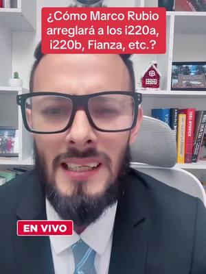 con el cambio de administración en enero de 2025, y teniendo en consideración que el nuevo secretario de Estado será el Cubano americano Marcos Rubio, muchos cubanos que se encuentran en un limbo migratorio y que no han podido hacer su ajuste de estatus bajo la ley de ajuste Cubano ponen toda su fe en que este será el año en que este problema será solucionado. Este Video no constituye asesoría legal . ##ajustecubano##i220a##fianza2019##cubanos##i485##i589