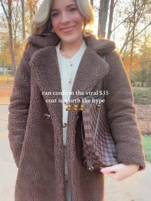 Ate. DOWN. SO SOFT YALL #coat #wintercoat #lookforless #winterfashion #elevatedfashion #fashion #womensfashion #jacket #topcoat #teddybearsherpa #teddyjacket #teddybear