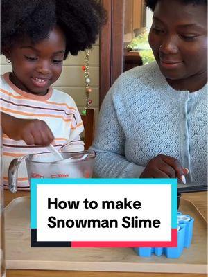 Hands-on, sparkly, and oh-so-fun—this DIY winter activity is a must-try! ☃️✨ Say hello to Snowman Slime! ❄️Glittery, squishy, and shapable, it strengthens toddlers’ and grade-schoolers’ hand muscles and encourages hours of creative sensory fun. 🎄To make it, you’ll just need 2 cups of silver glitter glue and 1 to 2 cups of liquid starch (like Sta-Flo). 1️⃣ For a chilly touch, refrigerate the ingredients for an hour before making slime. 2️⃣ Pour glue into a large bowl. 3️⃣ Ask your child to stir as you slowly add liquid starch until the mixture reaches a stretchy, oozy consistency. If it’s sticky, add a drop of liquid starch and knead it into the mixture. 4️⃣ Let your child shape the slime with cookie cutters. Help cut eyes, a nose, a mouth, a hat, and arms from craft foam or construction paper for your little one to place on their snowman ⛄ Save this post and follow Lovevery for more engaging activities! ❄️✨ #HolidayFun #Lovevery #LoveveryHoliday #SensoryPlay #DIYSnowSlime #DIYSlime #SlimeActivity #ToddlerActivity #ParentHack #Parenting #Parenthood #ParentTip #HolidayDIY #HolidayParenting #ToddlerDIY #ActivityIdeas 