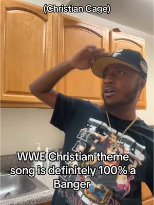 Christian Theme Song Is A BANGER 🔥 #fyp #getmefamous #WWE #christiancage #mondaynightraw #smackdown #prowrestling 