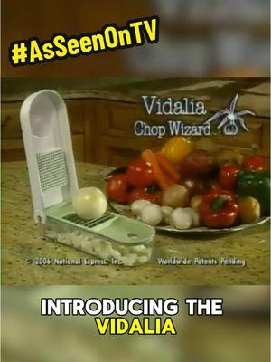 As Seen On TV - Vidalia Chop Wizard #asseenontv #infomercial #gadgets #LifeHack #oldcommercials #fyp 