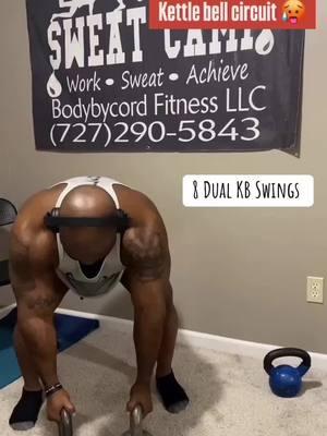 Try this Workout 🏋🏾‍♂️ 🥵 I’d like to call this the Super 🎱 it’s a dual Kettle bell circuit that’s to be done top to bottom. Complete all 7 exercises Rest for 1:30 and repeat for as many rounds possible 💪🏾💪🏾 #sweatcamp #bodybycord  #fy #fypシviralシ2024 #coreworkout #fitnessaddict #FitnessLifestyle #foryou #foryourpage #abs #weightlossjourney #weightlifting #smallbusinessbigdreams #personaldevelopment #personaltrainer #personaltraining #gymlifestyle #gymaddict #workoutmotivation #workoutroutine  #workoutideas #kneepain #kneerecovery #legday  #kettlebell #kettlebellworkout #nevermissamonday #pullday #fitdad  #mealprep