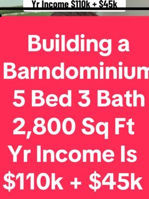 Barndominium Home Build. Min 620 score. FHA & VA! #barndominium #barndo #house #Home #buildingahouse #buildahome #building #mortgage #loan #va #valoan #fhaloan #buildahouse #barndominiumhome #firsttimehomebuyer 