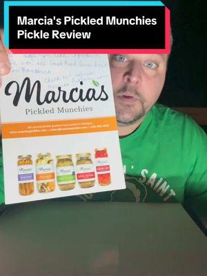 Marcia's Pickled Munchies Pickles #picklereview #brinetime #pickles www.marciaspickles.com