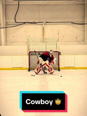 Howdy 🤠 #hockey #icehockey #hockeygoalie #hockeyplayer #hockeycoach #goaliecoach #NHL #krisrenfrow #hockeytraining #goalietraining #hockeygym #goaliegym #hockeymom #goaliemom #hockeydad #goaliedad #hockeydrill #goaliedrill #padbudder #blackandmetalfitness