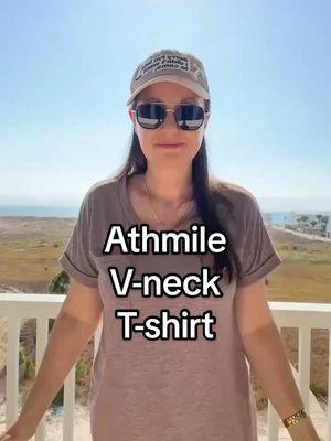 Don’t pass up these V-neck T-shirts while they’re on sale from @ATHMILE #vneck #vnecktshirt #shirt #basictee #tee #athmile #spotlightfinds #tiktokshopnewyear #tiktokshoplastchance 