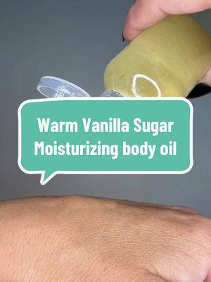 Warm vanilla sugar moisturizing body oil! Its smell so good! #bodyoil #warmvanillasugar #warmvanillasugarbodyoil #moisturizingbodyoil #vanillabodyoil #moisturizing #SelfCare #bodycareproducts #spotlightfinds #tiktokshopcreatorpicks #GiftGuide #TikTokShopHolidayHaul #TikTokShopBlackFriday #tiktokshopyearendsale 