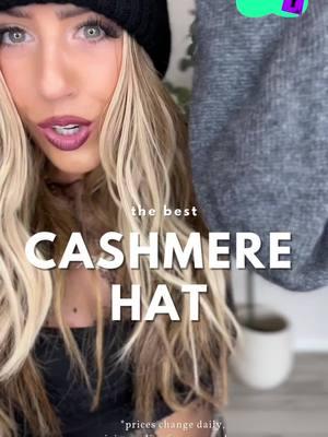 Elevate your winter style with this cashmere wool beanie, satin-lined to keep your hair smooth and frizz-free! The perfect blend of luxury and comfort. #WinterEssentials #CashmereBeanie #SatinLined #Ad #gift  #TikTokShopDeals #TikTokShopCreatorPicks #giftguide 