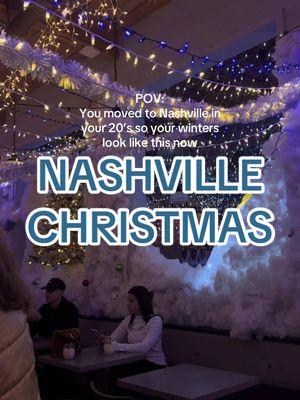 An absolute dream ❄️🎄🎅🏽 • • • #nashville #nashvilletn #nashvilletennessee #visitnashville #nashvillebachelorette #nashvillebacheloretteparty #nashvilleplacestovisit #nashvilleplacestoeat #nashvilletourism #nashvilletourist #nashvillegirlstrip #nashvillelocal #nashvillegirlsweekend #thingstodoinnashville #nashvillerestaurants #nashvillefoodie #nashvilleinfluencer #nashvillefoodblogger #nashvilleitinerary #Nashvilleideas #downtownnashville #broadwaynashville #nashvillechristmas #christmaspopup #christmaspopupbar #franklintn #franklintennessee 